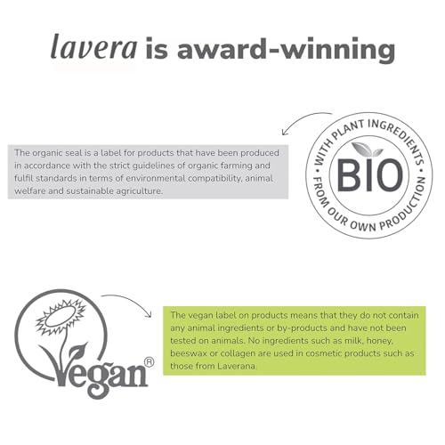 lavera Firming Night Care - Anti Aging Night Cream with Triple Hyaluron & Bakuchiol for Smooth Skin - Anti Wrinkle Face Cream - Face Moisturizer - PETA Certified - Vegan - Made in Germany - 1.7 Fl Oz