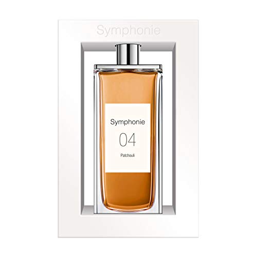 SYMPHONIE 04 Patchouli Eau de Parfum for Women ? Elegant Woody Vanilla Scent with Cedar, Patchouli and Tonka Bean ? Timeless Fragrance ? Made in France by EVAFLORPARIS ? 3.4 Fl Oz