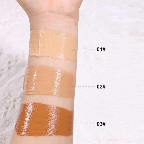 Boobeen Waterproof Leg Makeup Cream, No Transfer Body Concealer, 24-Hour Long-Lasting and Easy to Apply, Smooth & Light Effect for All Skin Tones