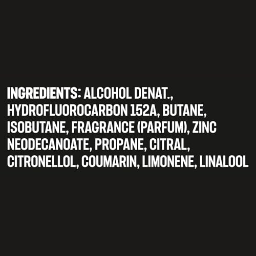 AXE Aluminum-Free Body Spray XL Apollo 12-Pack, 48H Odor Protection, 5.1 Fl Oz Ea