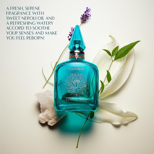 Charlotte Tilbury Calm Bliss Eau De Parfum - Pheromone Enhancing Floral Perfume Enriched with Naturally-Derived Oils - Long-Lasting Scent with Notes of Neroli Oil, Watery Accord & Lavandin Oil