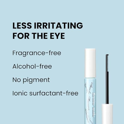 Heroine Make by KissMe Speedy Mascara Remover, Gentle Eye Makeup Remover for Waterproof Mascara, Fast-Acting & Non-Irritating Cleanser, Removes Stubborn Eye Makeup, 0.22 fl Oz