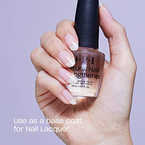 OPI Nail Lacquer Base Coat | Clear Nail Polish Base Coat |Chip Resistant, Protects Nails, Prevents Discoloration