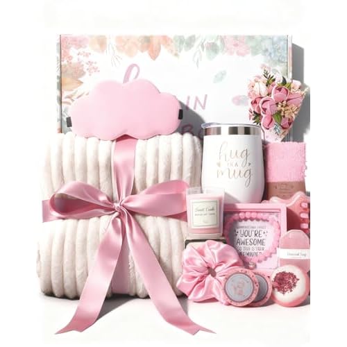 Self Care Gifts for Women - Birthday Gift Basket for Mom, Sister & Best Friend | Spa Set, Sympathy Gift Box, Get Well Soon Care Package, Thank You or Mother¡¯s Day Unique Present