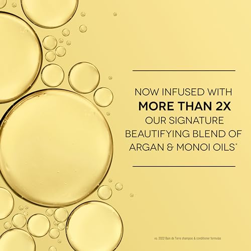 Bain de Terre Recovery Complex Anti-Frizz Shine Serum, Silky Shine & Frizz Control with Argan & Monoi Oils, Paraben-Free, Alcohol-Free, Color-Safe, Vegan