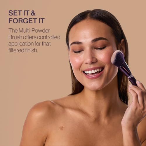 Anisa Beauty Multi-Powder Brush | Versatile Face Brush for Setting, Finishing| Soft Synthetic Fibers for Smooth Application | Professional Quality Makeup tool