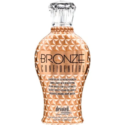Devoted Creations Bronze Confidential - Lavish Deluxe Ultra Rich Bronzer Dark Tanning Lotion 12.25 oz.