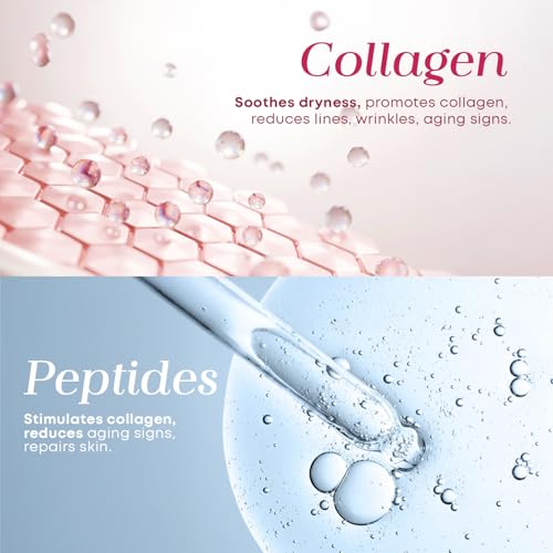 Glow Elixir Collagen & Peptides Face Serum ? Firming & Wrinkle Serum for Skin Repair, Fine Lines & Deep Wrinkle Treatment ? Dermatologist Tested Anti Aging Korean Skin Care ? Clean Beauty ? 2.02 Fl Oz
