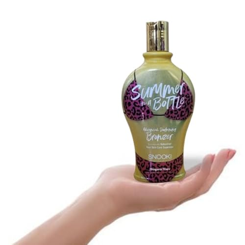 Snooki Summer in a Bottle Advanced Darkening Bronzer Tanning Lotion 12 oz