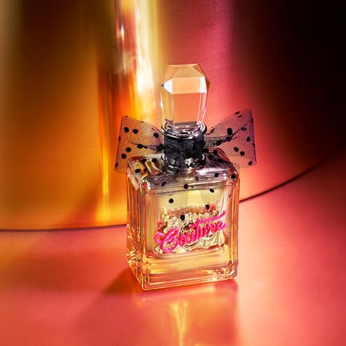 Juicy Couture Viva La Juicy Gold Eau De Parfum, Women's Perfume with Notes of Luscious Berry, Jasmine Sambac & Vanilla Cream - Fruity & Sweet, Gift for Her