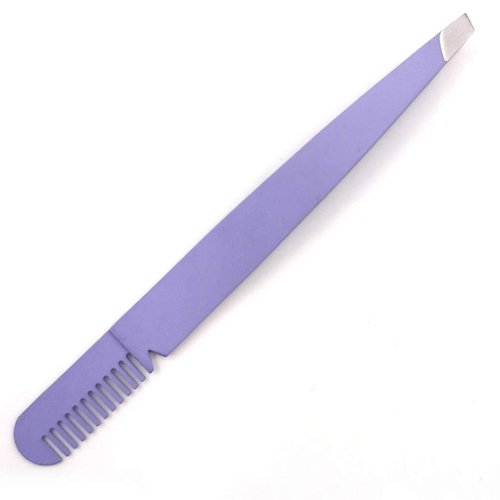 3pcs 2 1 Eyebrow Tweezers 2 in 1 Tweezer Comb Eyebrow Clamps Makeup Supplies Makeup Tools