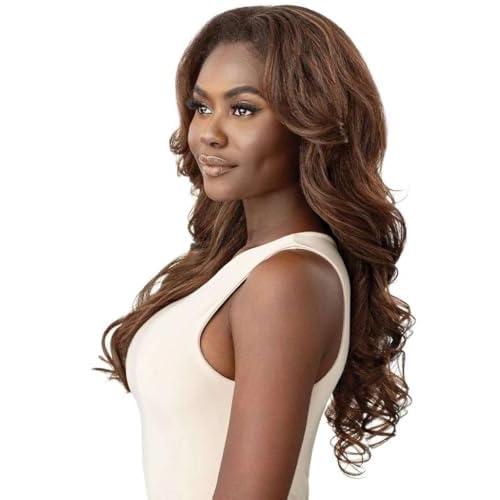 Outre Synthetic Quick Weave Half Wig - NEESHA H304 (Color:1 Jet Black)