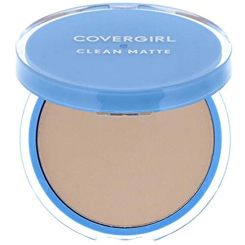 COVERGIRL Clean Matte Pressed Powder Buff Beige 10 g (Packaging may vary)