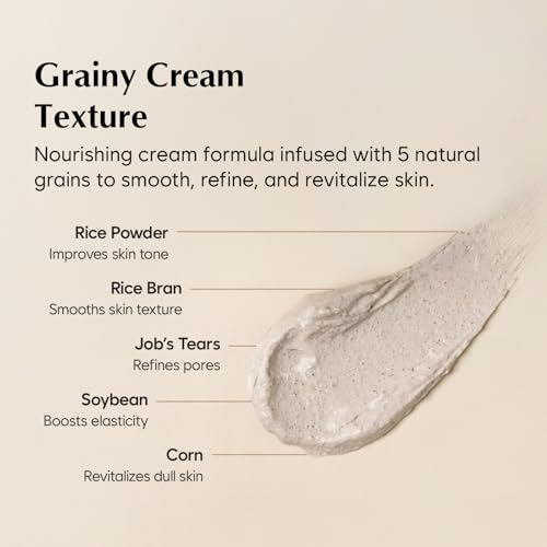 MIDHA RICE & MIXED GRAINS GLOWING WASHOFF MASK, 3.5oz/100g, Gentle Exfoliation, Glow & Smooth Texture, Rough Texture, Pore Clearing, Nourishing, Rice Enzyme, Wash off Pack