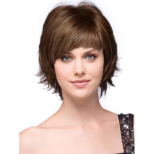 Noriko Sky Synthetic Wig by Rene of Paris and Wig Lift Comb - Coffee Latte-R - Bundle 2 Items