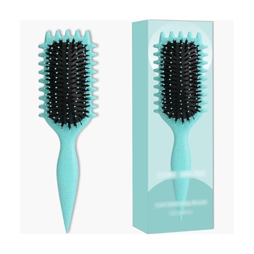 Green 1 PS, Curly Hair Brush and Styling Brush for women and men, fitting all hair style.