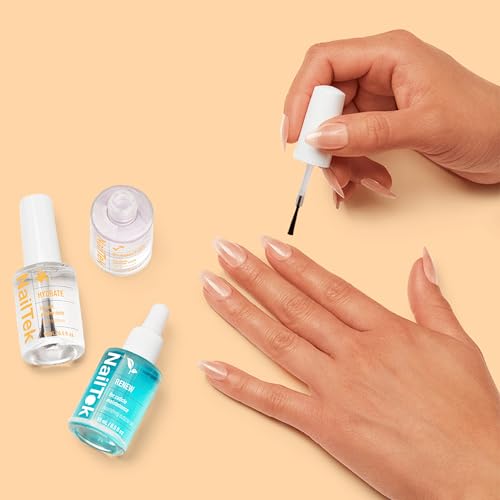 Nail Tek Recovery Kit ? Nail Repair for Damaged Nails, Hydrate, Renew, & Strengthen Nails Treatment, Made in USA, 0.5 fl oz each