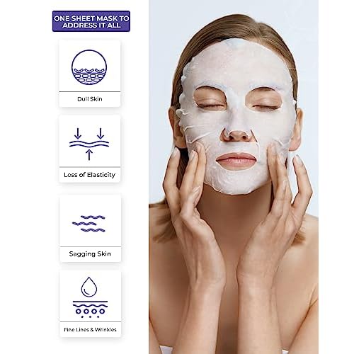 CENTELLIAN 24 Madeca Mask (Wrinkle Revitalizing, 20pc) - Face Mask Sheet for Skin Elasticity, Instant Lift with Centella Asiatica, TECA, Niacinamide, Retinal Korean Skin Care for Men Women