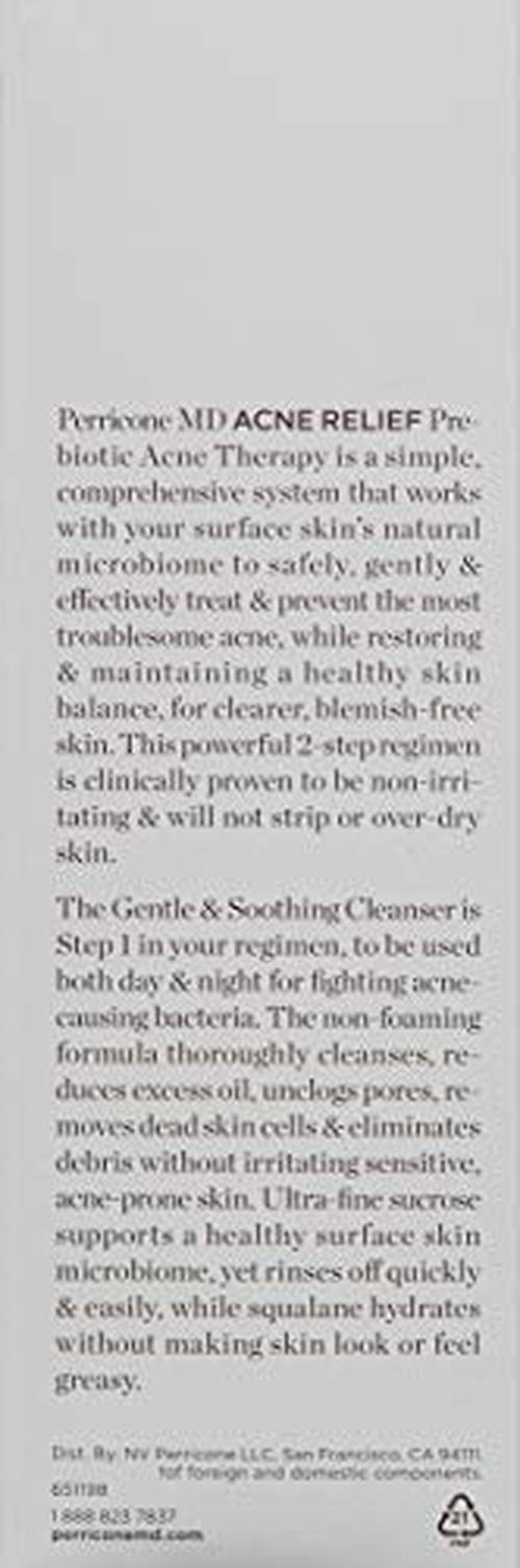 Perricone MD Acne Relief Gentle & Soothing Cleanser 6 oz