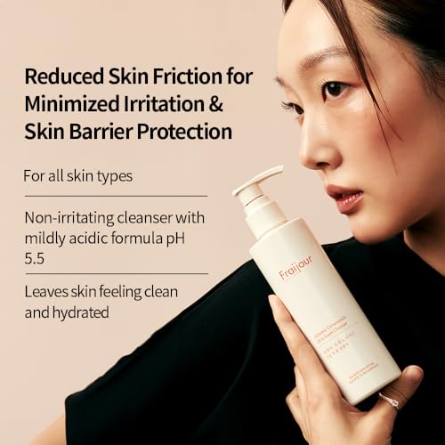Fraijour Alchemic Ginsenoside Oil to Foam Cleanser ? Oil-to-Foam Facial Cleanser with Ginsenoside, PHA & LHA, Gently Removes Makeup & Impurities, Hydrating & Exfoliating, 7.41 oz.