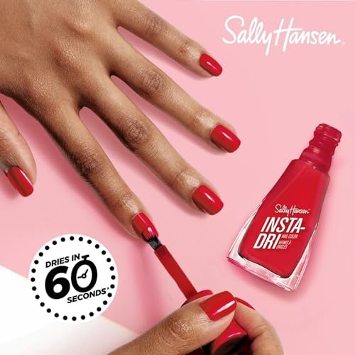 Sally Hansen Insta-Dri Nail Polish | Quick Dry, Long Lasting, Streak-Free Shine | Opaque, Shiny | 484 Mind Blending | Dark Purple Nail Color
