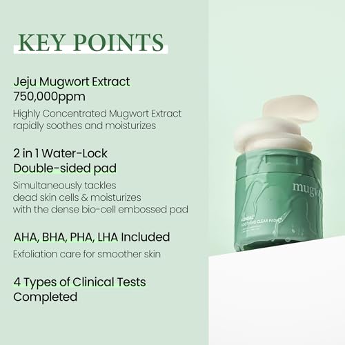 KUNDAL JEJU Mugwort Soothing Clear Facial Pads 60 Ct