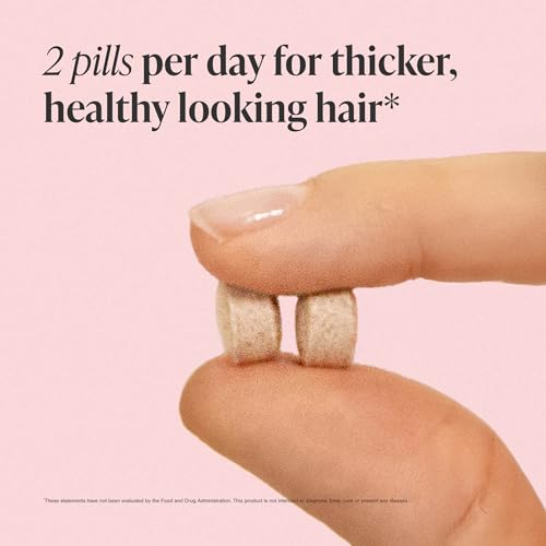 Viviscal Hair Growth Supplements For Women For Thicker, Fuller Hair, Nourishes Thinning & Loss, With Proprietary Collagen Complex, 60 Tablets, 1 Month Supply