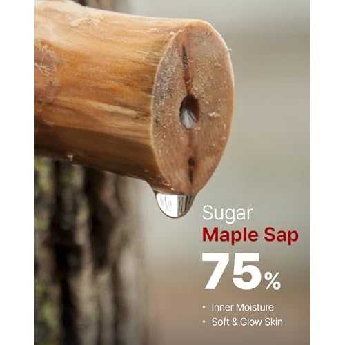 MAY COOP Raw Moisture Korean Toner Pad ? Redness Relief, Hydrating, Exfoliating Cotton Pads with 75% Maple Sap for Skin Balancing & Smoother Texture, 70 Pads