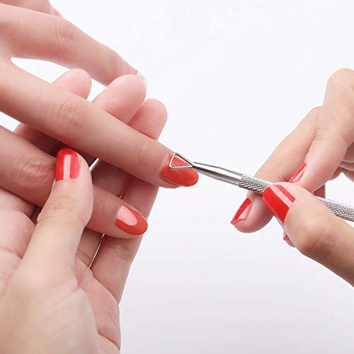YINYIN Professional Stainless Steel Nippers, Cutter Clippers, Cuticle Remover, Trimmer with Pusher, Pedicure Manicure Tools for Fingernails and Toenails, Sliver