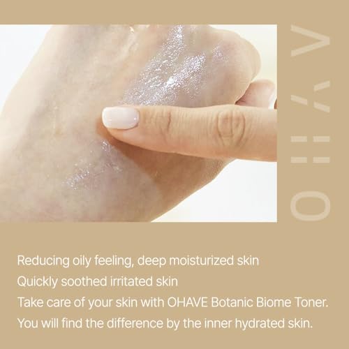 OHAVE Hydrating Facial Toner with Botanical Extracts ? Soothing, Nourishing, and pH-Balancing ? Suitable for All Skin Types, 150ml