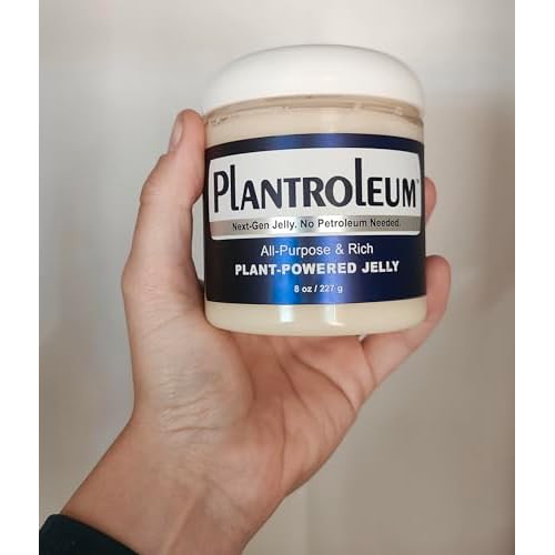 Beesaluxe Plantroleum | Next-Gen Plant-Powered Jelly | No Petroleum Needed | All-Purpose Moisturizer & Skin Protectant (8 Ounce)