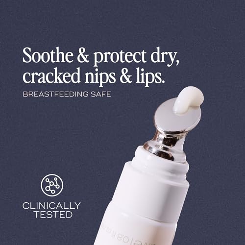 Luna Daily Nursing Balm for Cracked Nipples & Dry Lips, Fragrance-Free & Vegan | Safe for Breastfeeding & Baby | Soothing Shea Butter & Vitamin E | Natural Postpartum Moisturizer & Lip Care, 25ml