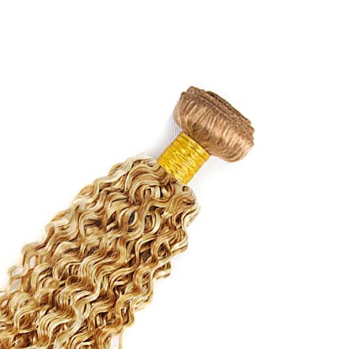 28 30 32 inch Blonde Bundles Human Hair #613 Kinky Curly Bundle P27/613 Human Hair Bundles Highlight Curly Wave Bundle