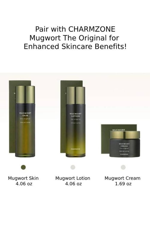 CHARMZONE Mugwort Skin The Original 4.06oz - Made with Mugwort Extract, Refreshing and Nourishing for Hydrated Skin