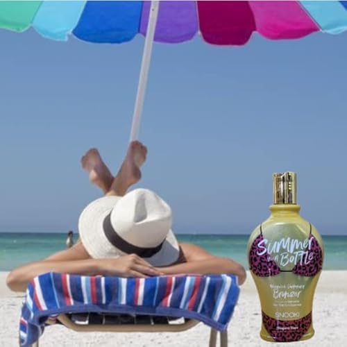 Snooki Summer in a Bottle Advanced Darkening Bronzer Tanning Lotion 12 oz