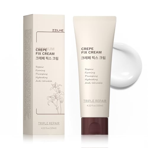 Moisturizing Crepe Fix Cream ? Tightens and Firms Face, Neck & Body, Anti Wrinkles for Crepey and Sagging Skin, Women & Men, 4.23 Fl Oz