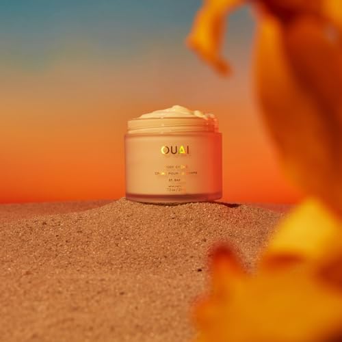 OUAI Body Cream, St. Barts - Hydrating Whipped Body Cream with Cupua?u Butter, Coconut Oil and Squalane - Softens Skin and Delivers Healthy-Looking Glow - Sulfate-Free Skin Care (7.5 Oz)