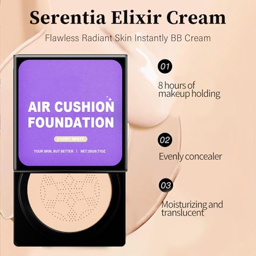 Serentia Elixir Cream Flawless Radiant Skin Instantly, Oberse Elixir BB Cream Korean - Natural Look & Hydrating, Water & Sweat-proof (01# Natural - Warm Honey)
