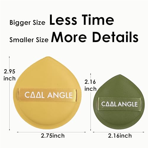 5Pcs Makeup Sponge For Foundation Concealer And Powder, Latex Free Blender Sponge For Natural And Easy Makeup Soft Long-lasting And Beginner-friendly, Green, Medium