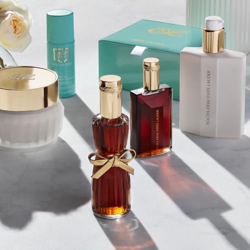 Est?e Lauder Youth-Dew Dusting Powder Box with Body Powder & Puff with Notes of Rose, Spices & Patchouli, 7 Ounce