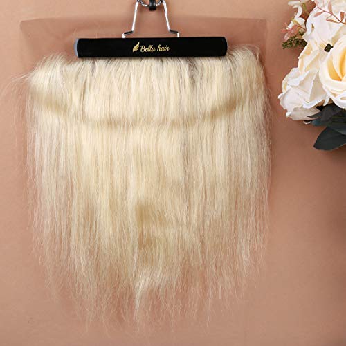 Bella Hair Ear to Ear 13x4#613 Blonde Lace Frontal Closure | One Donor Virgin Human Hair Straight | Bleached Knots with Baby Hair (16inch)