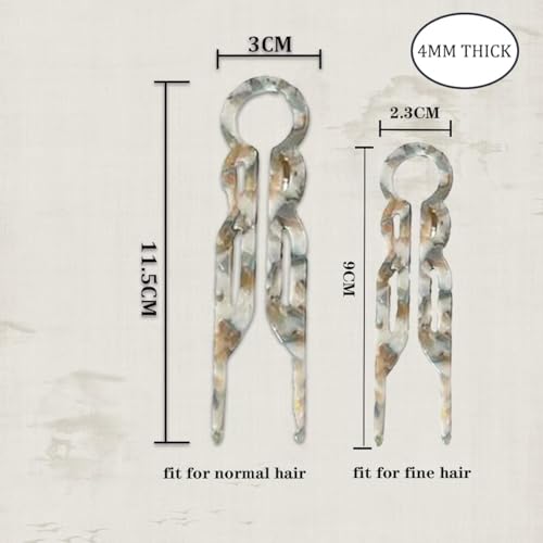 Lialys Hair Clips for Thick Hair, Prestige Hair Pin, Elegant 2025 Accessories for Women