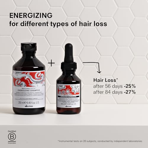 Davines Naturaltech ENERGIZING Superactive Treatment, Reduce Hair Loss, Improve Scalp Tone and Reduce Sebum Production, 3.38 Fl. Oz.