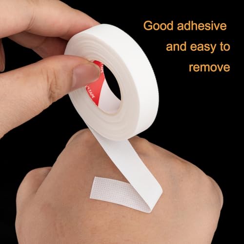 20PCS Lash Tape for Lash Extension Supplies, Micro-Porous & Breathable Lash Extension Tapes, Micropore Eyelash Tape for Sensitive Skin, Pain-Free Removal Eyelash Extension Tapes