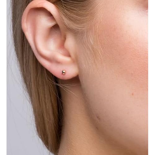 QWALIT Gold Ear Piercing Kit Gold Ear Piercing Gun Kit Disposable Self Piercing Earring Gun with Earring Piercing Kits at Home