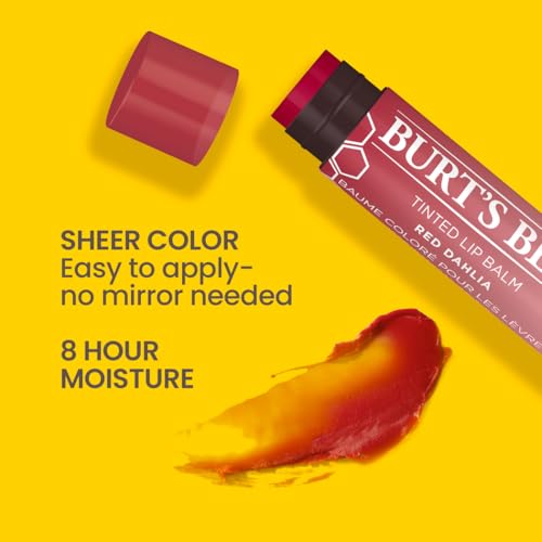 Burt's Bees Tinted Lip Balm Red Dahlia Blister 0.15oz