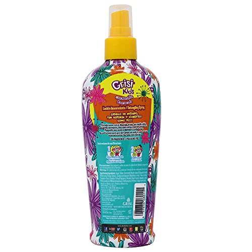 Grisi Ricitos Kids Manzanilla Lotion Detangling and Lightening with Chamomile Spray, Clear, 3-Pack of 8.4 FL Oz, 3 Spray Bottles (Previously Kids)