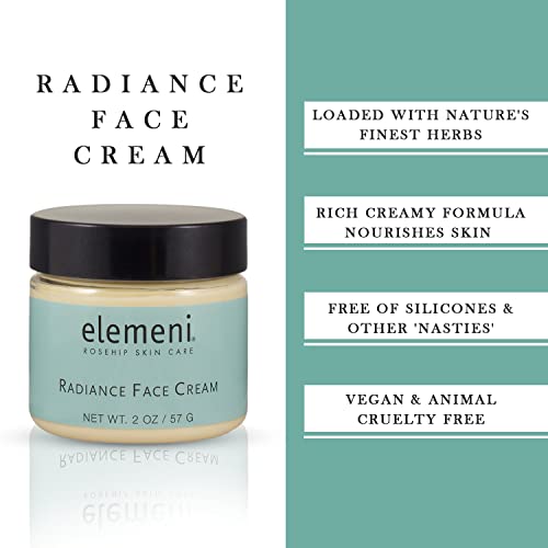 Max Green Alchemy elemeni Anti Aging Radiance Face Cream - Collagen Face Moisturizer Cream for Men and Women | Day and Night Cream Reduces Wrinkles and Improves Brightness | 2 OZ / 57 Gram