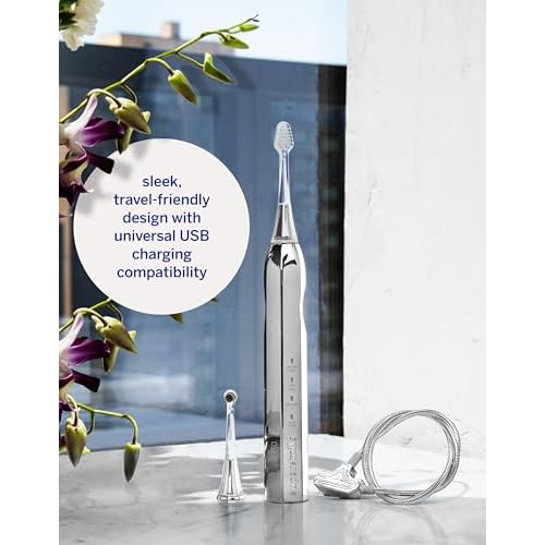 Supersmile Zina45¢â Sonic Pulse Toothbrush ? angled brush with polishing head for advanced cleaning ? For Visibly Whiter Teeth and Healthier Gums