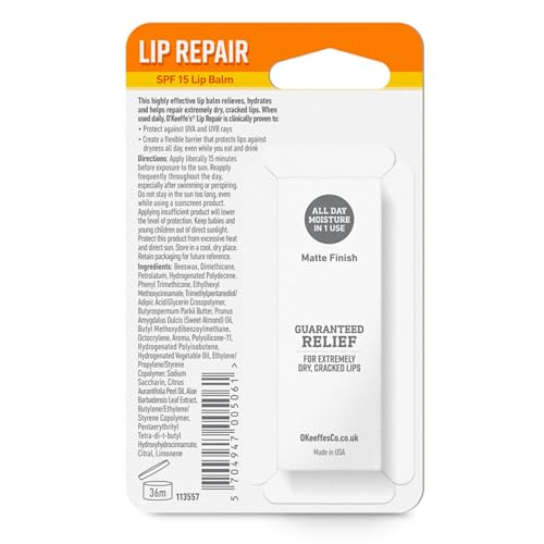 Gorilla Glue - O'Keeffe's Lip Repair & Protect Lip Balm SPF15 4.2g